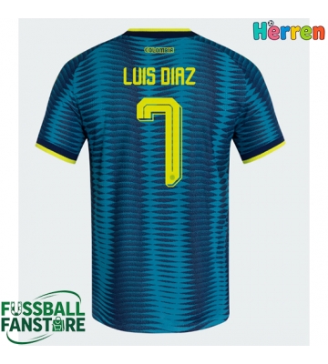 Kolumbien Luis Diaz #7 Replik Auswärtstrikot WM 2026 Kurzarm